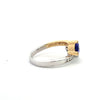 14k Dual Gold And Tanzanite Ring