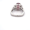 Sterling Silver .8ct Ruby Ring
