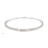 14k White Gold 1.0ct White Diamond Bangle