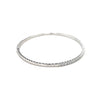 14k White Gold 1.0ct White Diamond Bangle