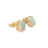 14k Yellow Gold 1.70ct Opal Earrings