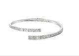 18k White Gold 1.64ct Diamond Bangle