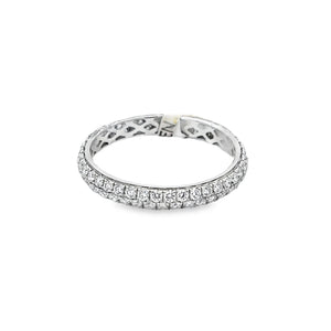 14k White Gold .86ct White Diamond Ring