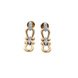 14k Yellow Gold .13ct Diamond Earrings