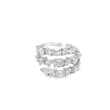 18k White Gold 4.20ct White Diamond Ring