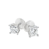 14k White Gold 2.14ct Diamond Studs