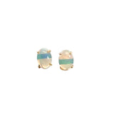 14k Yellow Gold 1.01ct Opal Earrings