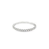 14k White Gold .19ct White Diamond Ring