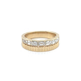 14k Yellow Gold 1.0ct White Diamond Ring