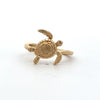 14k Yellow Gold Turtle Ring