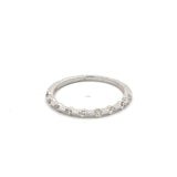 14k White Gold .27ct White Diamond Ring