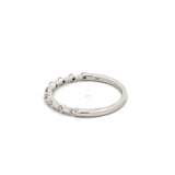 14k White Gold .27ct White Diamond Ring