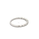 14k White Gold .27ct White Diamond Ring