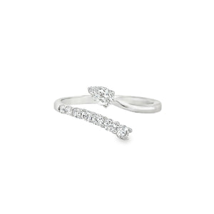 14k White Gold .50ct White Diamond Ring