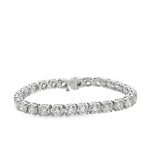 14k White Gold 20.00ct Diamond Tennis Bracelet