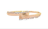 14k Yellow Gold 0.96 Diamond Bangle