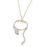14k Rose Gold 1.13ct Diamond Necklace