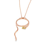 14k Rose Gold 1.13ct Diamond Necklace