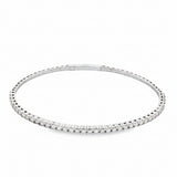 14k White Gold 1.50ct Diamond Bangle