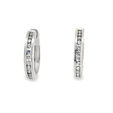 14k White Gold .50ct White Diamond Earrings