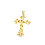 14k Yellow Gold Cross Pendant