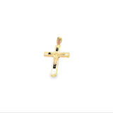 14k Yellow Gold Cross Pendant