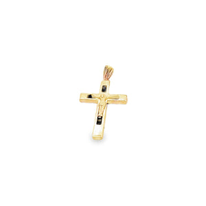 14k Yellow Gold Cross Pendant