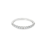 14k White Gold .32ct White Diamond Ring