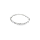14k White Gold .19ct White Diamond Ring