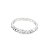 14k White Gold .49ct White Diamond Ring