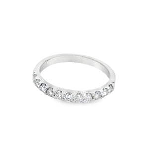 14k White Gold .49ct White Diamond Ring