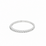 14k White Gold .14ct White Diamond Ring