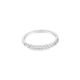 14k White Gold .28ct White Diamond Ring