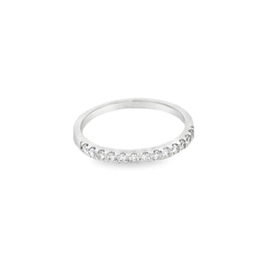 14k White Gold .28ct White Diamond Ring