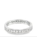 14k White Gold .90ct White Diamond Ring