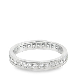 14k White Gold .90ct White Diamond Ring