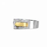 14k White and Yellow Gold 3.02ct Diamond Ring