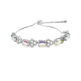 Silver Topaz Crystal Bracelet