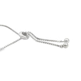 Silver Topaz Crystal Bracelet