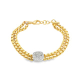 Sterling Silver Crystal Bracelet