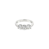 14k White Gold .96ct White Diamond Ring