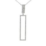 Stunning 18k White Gold 1.21ct Diamond Necklace