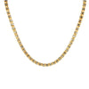 13.7 Yellow Gold 20" Box Necklace