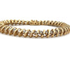 14k Yellow Gold .378ct White Diamond Bracelet