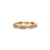 14k Rose and Yellow Gold .14ct Yellow and .13ct Pink Diamond Ring