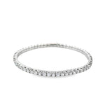 Platinum 7.25ct Lab Diamond Bracelet