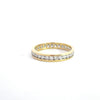 Beautiful 14k Yellow Gold Eternity Ring