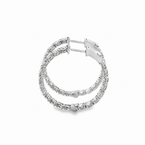 Platinum 7.25ct Diamond Earrings