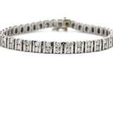 14k White Gold 4.86ct Diamond Bracelet