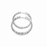 Platinum 5.0ct Diamond Earrings